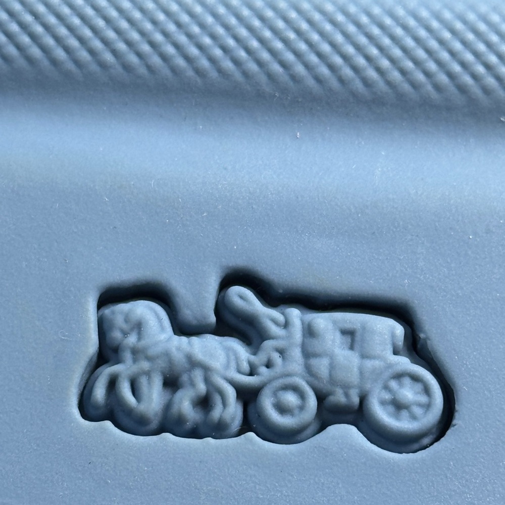 New Coach Blue Patterned Sandals - image 7